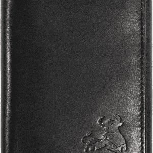 Genuine Nappa Leather Trifold Wallet for Men RFID and ID Window