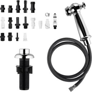 Kitchen Side Sprayer Chrome, Kitchen Sink Sprayer Head Replacement, Kitchen Sink Faucet Sprayer Hose, Kitchen Sprayer Head Replacement,Kitchen Sink Pull Out Spray Head,Kitchen Sink Spray Hose