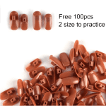 Nail Art Practice Equipment with 100Pcs False Nails Adjustable Flexible Manicure Training Prosthetic Hand Nail Art False Hand - Image 6