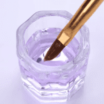 1PC Crystal Glass Acrylic Acrylic Powder Liquid Nail Cup Dappen Dish Lid Bowl Cup Holder Equipment Nail Tools - Image 4