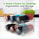 Water Bottle Organizer for Cabinet, Water Bottle Storage Organizer, 2 Packs Water Bottle Storage Rack, Water Bottle Holder for Cabinet, Stackable Water Bottle Storage Rack - Image 6