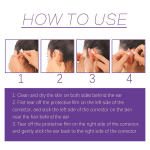 6Pcs Waterproof Ear Patch Transparent Invisible Ear Support Corrector Sticker Personal Health Care - Image 6