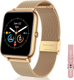 Smart Watch for Android Phones Ios Waterproof Smart Watches for Women Men Sports Digital Watch Fitness Tracker Heart Rate Blood Oxygen Sleep Monitor Touch Screen Compatible Samsung Iphone