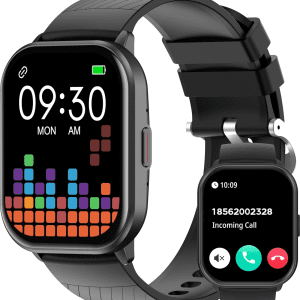 Smart Watch (Answer/Make Calls), 2.01" Fitness Tracker Watch for Men Women, Heart Rate Blood Pressure Monitor Sleep Tracker Step Tracker, Waterproof Smart Watches for Android Ios Phones