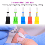 67Types Ceramic Tungsten Nail Drill Bits Milling Cutter for Manicure Pedicure Nail Files Buffer Nails Art Equipment Accessoriess - Image 5