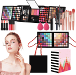 Full Makeup Kit, Professional Makeup Kit, Full Start Cosmetics Set for Women and Girls, Includes Cosmetics and Makeup Tools - Image 9