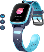 Smart Watch for Kids GPS 4G Wifi LBS Tracker Real Time Position HD Touch Screen SOS Video Call Video Chat Message Disable in Class Waterproof Compatible Android and Ios for Boys Girls