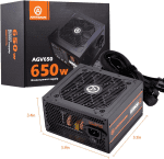 Power Supply 650W 80+ Bronze Certified PSU (AGV650) - Image 5
