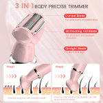 Sejoy 4 in 1 Electric Lady Shaver Portable, Body Hair Removal Epilator, Painless Cordless Trimmer Razor for Women - Image 5