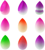 1PCS Femmes Cosmetic Puff Powder Smooth Makeup Foundation Sponge Blender Berved Water Drop Drop Makeup Makeup Beauty Tools,R - Image 3