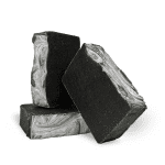 Herb’N Eden - Activated Charcoal Bar Soap - Moisturizing Face & Body Soap - for Oily, Acne, Combination Skin - Natural Plant-Based Ingredients & Essential Oils - Cruelty-Free - Handmade in USA -3 Pack