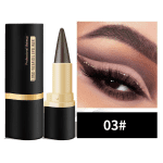 Matte Schnell Trocknender Eyeliner,Schnell Trocknendes,Wasserfestes,Wischfestes Make-Up,Eyeliner Pencil Long Lasting - Perfekt Für Smokey Eyes Make-Up,Schwarzer Eyeliner Stift Gel (03#) - Image 4