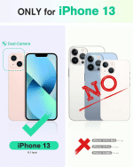 Wallet Case for Iphone 13 6.1-Inch 5G, [RFID Blocking] Card Slots Holder Stand [Shockproof TPU Interior Case] PU Leather Magnetic Protective Flip Cover Compatible with Iphone 13 6.1" 2021, Red - Image 2