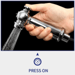 Kitchen Side Sprayer Chrome, Kitchen Sink Sprayer Head Replacement, Kitchen Sink Faucet Sprayer Hose, Kitchen Sprayer Head Replacement,Kitchen Sink Pull Out Spray Head,Kitchen Sink Spray Hose - Image 4