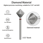 Diamond Nail Drill Bits Milling Cutter for Manicure Rotary Burr Electric Drill Accessories Tool Nail Art Equipment Accessory - Image 4