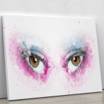 Eye Painting Canvas Print or Poster - Image 2