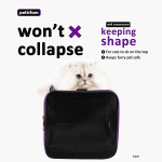 Soft Pet Carrier for Large and Medium Cats, 2 Kitties, Small Dogs. Easy to Get Cat In, Great for Cats That Don'T like Carriers (Black) - Image 3