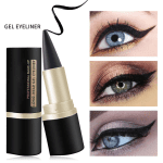 Waterproof Gel Eyeliner,Eyeliner Pencil Long Lasting,Schnell Trocknendes, Wasserfestes, Wischfestes Make-Up,Perfekt Für Smokey Eyes Make-Up,Mattes Finish(Schwarz) - Image 6