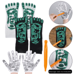 Foot Massage Acupressure Socks & Gloves Physiotherapy Massage Relieve Tired Feet Reflexology Socks Foot Point Socks Health Care - Image 2