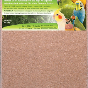 Penn Plax Sand Sheet Gravel Paper for Bird Cage, 7 Count