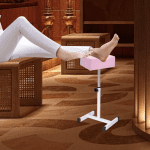 Pedicure Manicure Footrest 16"~ 26" Adjustable Height Foot Massage Stools - Image 4