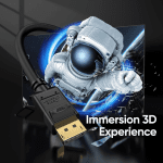 Displayport Cable 10Ft/3M, 4K DP Cable 1.2 Male to Male Support 4K@60Hz, 2K@144Hz Compatible with Computer, Desktop, Laptop, PC, Monitor, Projector,2Pack/Black - Image 2