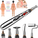 5 Heads Electronic Acupuncture Pen Smart Pulse Meridian Energy Massage Pen Pain Relief Therapy for Back Neck Face Beauty Roller - Image 2