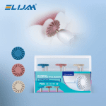 6Pcs/Box RA Coarse Fine Medium Denspay Dental Rubber Polisher Composite Resin Polishing Disc 14Mm Wheel 3 Color Spiral Flex Tool - Image 2