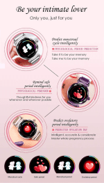 Smart Ladies Watches, Smart Watches Are Compatible with Ios Android. Fitness Tracker with Heart Rate Blood Pressure Waterproof Bluetooth Pedometer Sleep Activity Tracker,Blue - Image 4