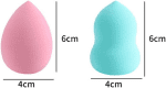 1PCS Femmes Cosmetic Puff Powder Smooth Makeup Foundation Sponge Blender Berved Water Drop Drop Makeup Makeup Beauty Tools,R - Image 2