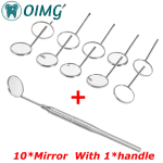 10Pcs/Set Dental Mouth Mirror Reflector Dentist Equipment Stainless Steel Dental Mouth Mirror Oral Care Tool Set Kit - Image 2
