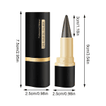 Matte Schnell Trocknender Eyeliner,Schnell Trocknendes,Wasserfestes,Wischfestes Make-Up,Eyeliner Pencil Long Lasting - Perfekt Für Smokey Eyes Make-Up,Schwarzer Eyeliner Stift Gel (03#) - Image 9