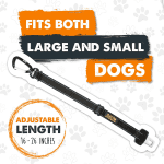 Dog Seat Belt | Pet Safety Belt, Created with Human Seatbelt Material. All-Metal Hardware with Adjustable Length Strap. Exceeds Dog Safety Standards. Keep Your Dog Secure in the Car - Image 9