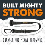 Dog Seat Belt | Pet Safety Belt, Created with Human Seatbelt Material. All-Metal Hardware with Adjustable Length Strap. Exceeds Dog Safety Standards. Keep Your Dog Secure in the Car - Image 8