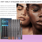 6 Farben Sunset Glitter Liquid Eyeliner Set, Metallic Schnell Trocknend Wasserdicht Hoch Pigmentiert Bunte Lidschatten Für Halloween, Cosplay, Maskerade Party - Image 3