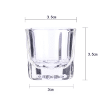1PC Crystal Glass Acrylic Acrylic Powder Liquid Nail Cup Dappen Dish Lid Bowl Cup Holder Equipment Nail Tools - Image 6
