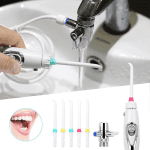 Faucet Oral Irrigator Water Jet for Cleaning Toothpick Teeth Flosser Dental Irrigator Implements Dental Flosser Tooth Cleaner - Image 5