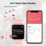 Smart Watches for Women 1.4 Touch Screen Smart Watch Fitness Tracker with Heart Rate Blood Pressure IP68 Waterproof Smartwatch for Android Ios Phones Activity Tracker with Step Counter Runing Watch - Image 4