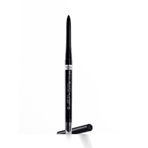 L'Oréal Paris Wasserfester Eyeliner Mit Gel-Formel Und Integriertem Schwamm Für Gelungene Smokey Eyes, 36H Halt, Infaillible Gel Automatic Grip Liner, Intense Black (Schwarz), 1 Stück