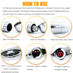 5 Heads Electronic Acupuncture Pen Smart Pulse Meridian Energy Massage Pen Pain Relief Therapy for Back Neck Face Beauty Roller - Image 7