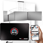 The 360 Mirror - 3 Way Mirror for Self Hair Cutting - Adjustable Trifold Barber Mirror to Cut Your Own Hair - Tri Fold Self Haircut System for Men and Women Braiding - Three Sided Mirror for Haircuts - Image 2