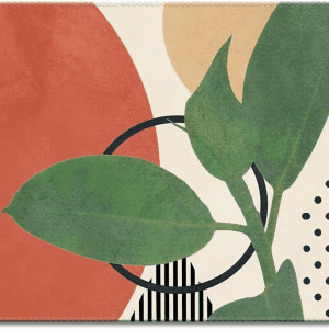 Mouse Pad with Stitched Edge, Premium-Textured Mouse Mat, Non-Slip Rubber Base Mousepad for Laptop, Computer & PC,9.5×7.9 Inches,Modern Abstract