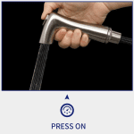 Kitchen Side Sprayer Brushed Nickel, Kitchen Sink Sprayer Head Replacement, Kitchen Sink Faucet Sprayer Hose, Kitchen Sprayer Head Replacement, Kitchen Sink Pull Out Spray Head,Kitchen Sink Spray Hose - Image 4