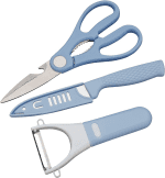 Kitchen Scissors for General Use Woman Kitchen Accessories Shears Heavy Duty Cooking Shears Left Handed Black Scissors Adults Sharp Utility Siccors for Food(B,1)