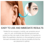 6Pcs Waterproof Ear Patch Transparent Invisible Ear Support Corrector Sticker Personal Health Care - Image 5
