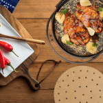 Air Fryer Parchment Paper Liners, 100 Pcs Disposable Papers Liner for 2-3QT Air Fryer Baking, 7 Inch Safe and Non-Stick Unbleache Steamer Liner for Microwave, Oven, Steaming Basket - Image 9