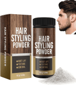 Poudre Coiffante Homme,Poudre Coiffante | Poudre Volumisante Portable Pour Cheveux Poudre Texturisante Coiffante Au Fini Mat Poudre De Texture Capillaire À Aspect Naturel (1PC)