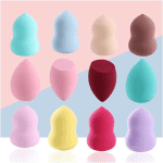 1PCS Femmes Cosmetic Puff Powder Smooth Makeup Foundation Sponge Blender Berved Water Drop Drop Makeup Makeup Beauty Tools,R - Image 4