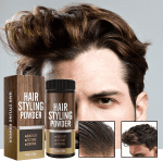 Poudre Coiffante Homme,Poudre Coiffante | Poudre Volumisante Portable Pour Cheveux Poudre Texturisante Coiffante Au Fini Mat Poudre De Texture Capillaire À Aspect Naturel (1PC) - Image 2