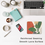 Mouse Pad with Stitched Edge, Premium-Textured Mouse Mat, Non-Slip Rubber Base Mousepad for Laptop, Computer & PC,9.5×7.9 Inches,Modern Abstract - Image 2